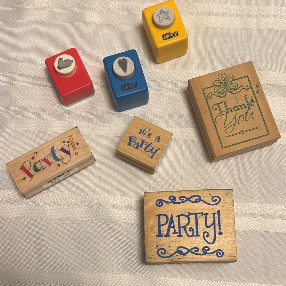 Colorful Confetti Makers/Party 🥳 & Thank You Stamps Bundle